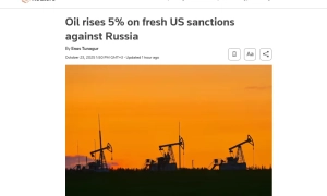 Ropa gwałtownie podrożała po wprowadzeniu sankcji USA przeciwko rosji – Reuters