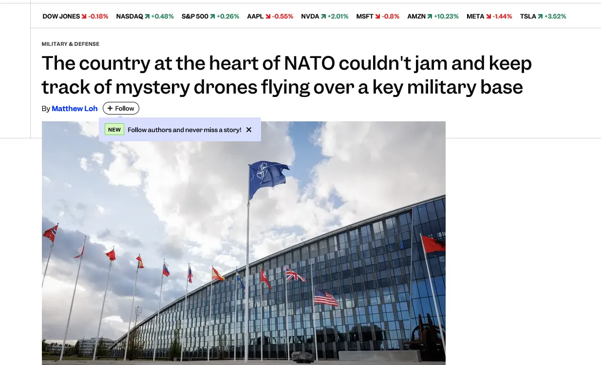 Країни НАТО виявилися абсолютно безпорадними перед дронами – Business Insider