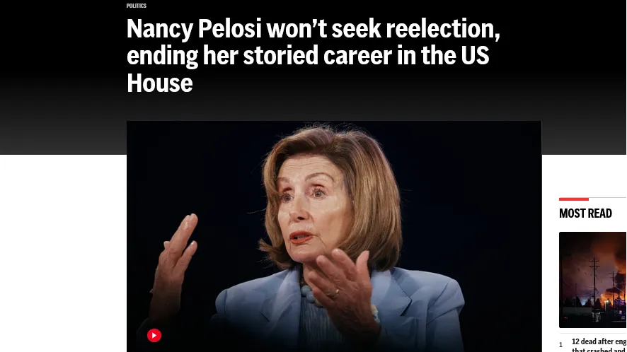 Головна опонентка Трампа у Конгресі оголосила про завершення політичної кар’єри