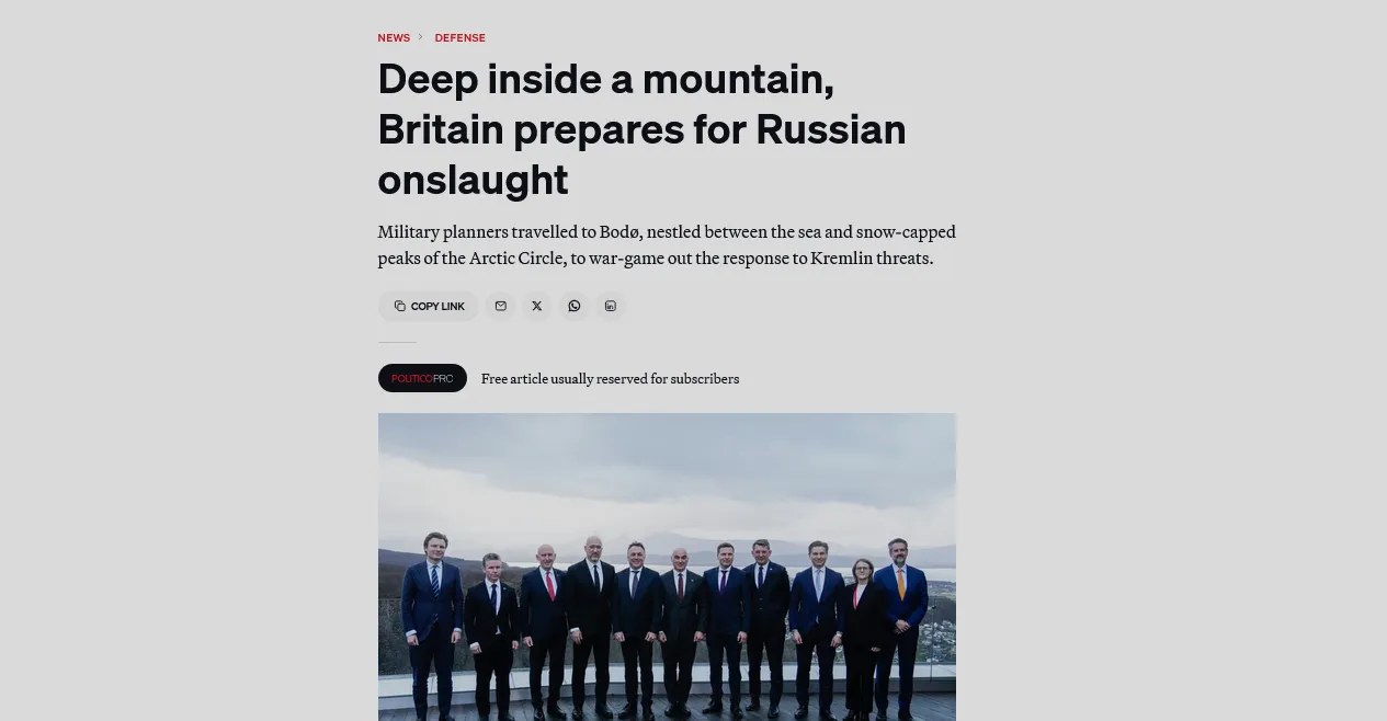 Британія провела військові навчання в Норвегії, готуючись до війни з рф – Politico