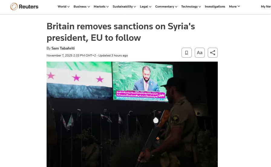Британія скасувала санкції проти президента Сирії – Reuters