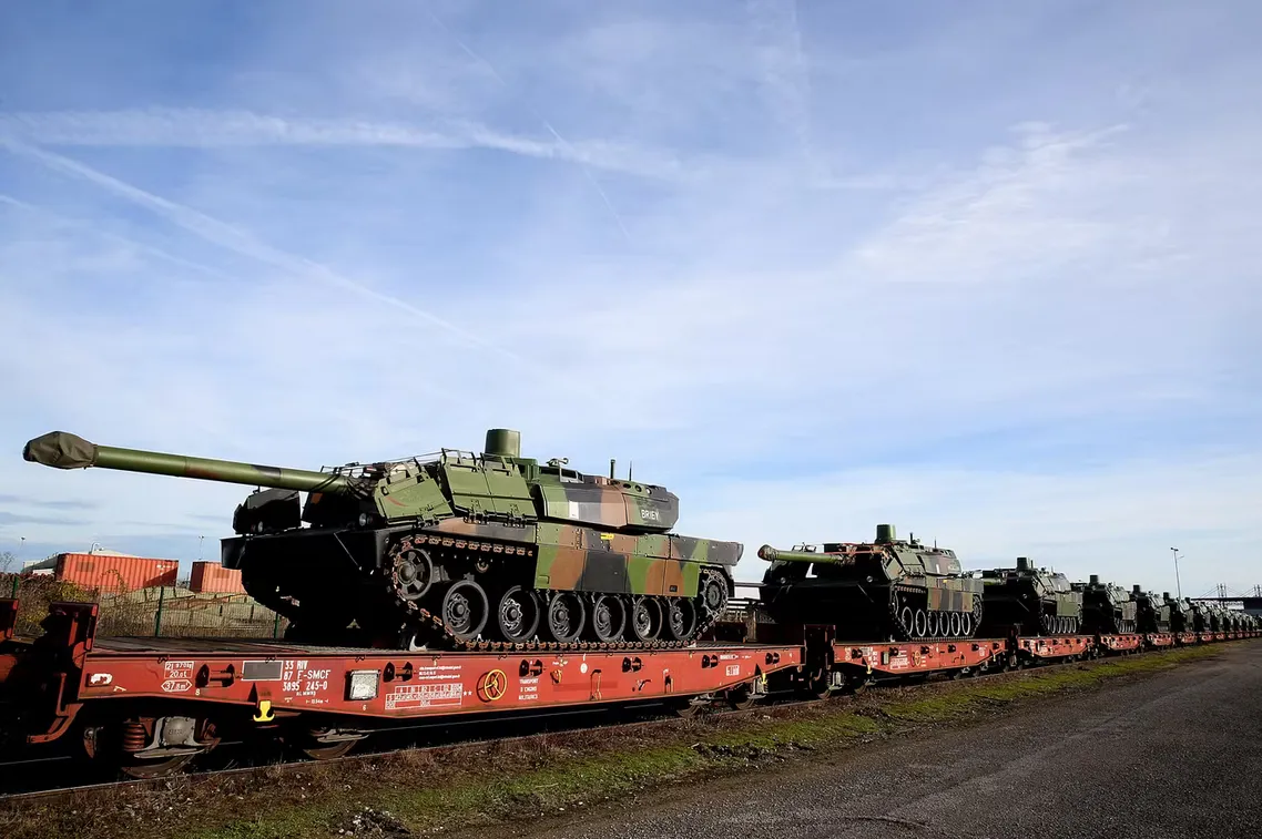 Невідомий дрон стежив за переміщенням ешелону танків у Франції