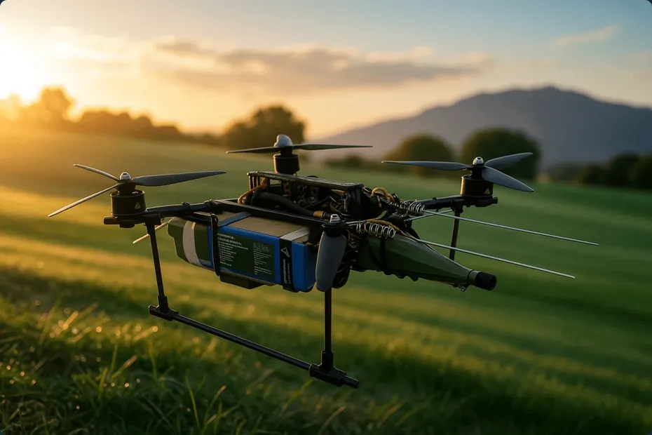 Українська компанія представила серійний 18-дюймовий FPV-дрон для війська – відео