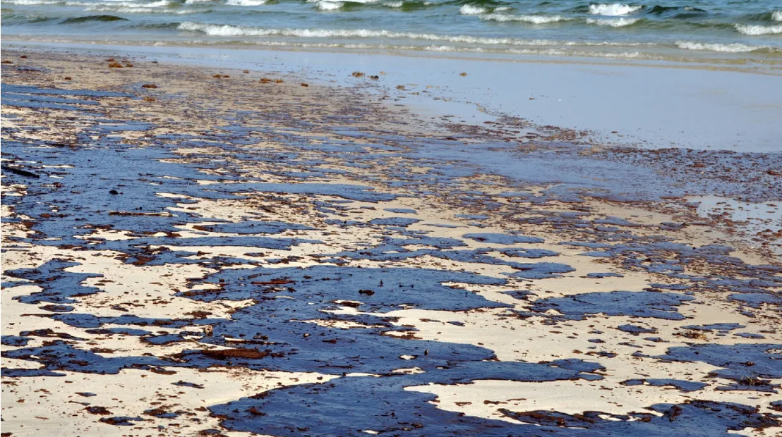 На узбережжя Одещини викинуло мазут із російських танкерів – відео