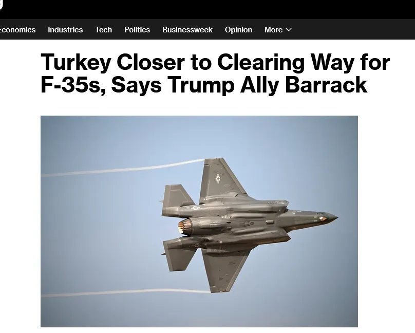 Туреччина готова відмовитися від російських комплексів С-400 заради отримання F-35 – Bloomberg