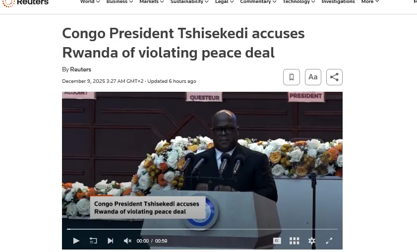 В Африці відновилася війна, яку начебто назавжди припинив Трамп – Reuters