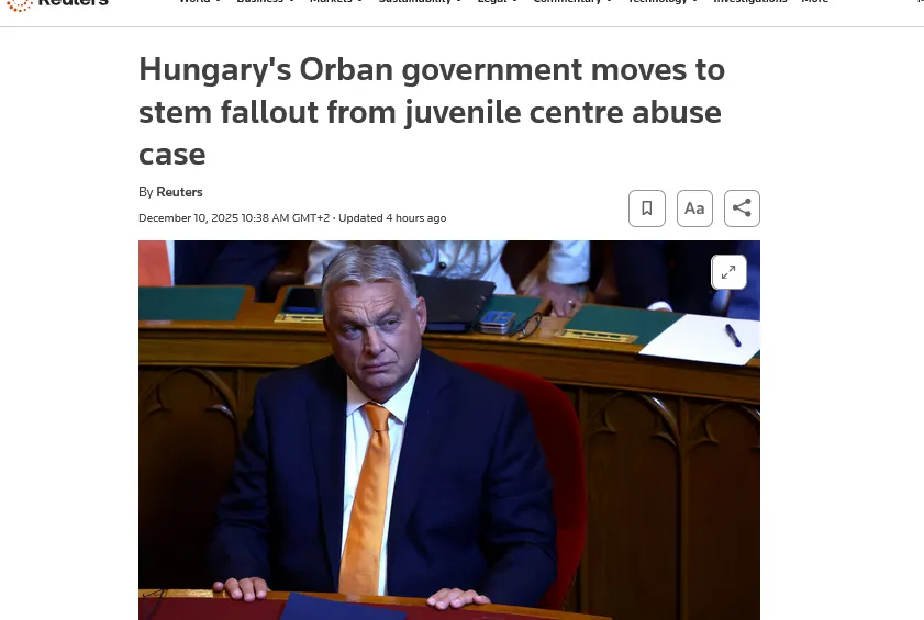 Na Węgrzech, po skandalu, ośrodki dla nieletnich zostały przekazane pod nadzór policji