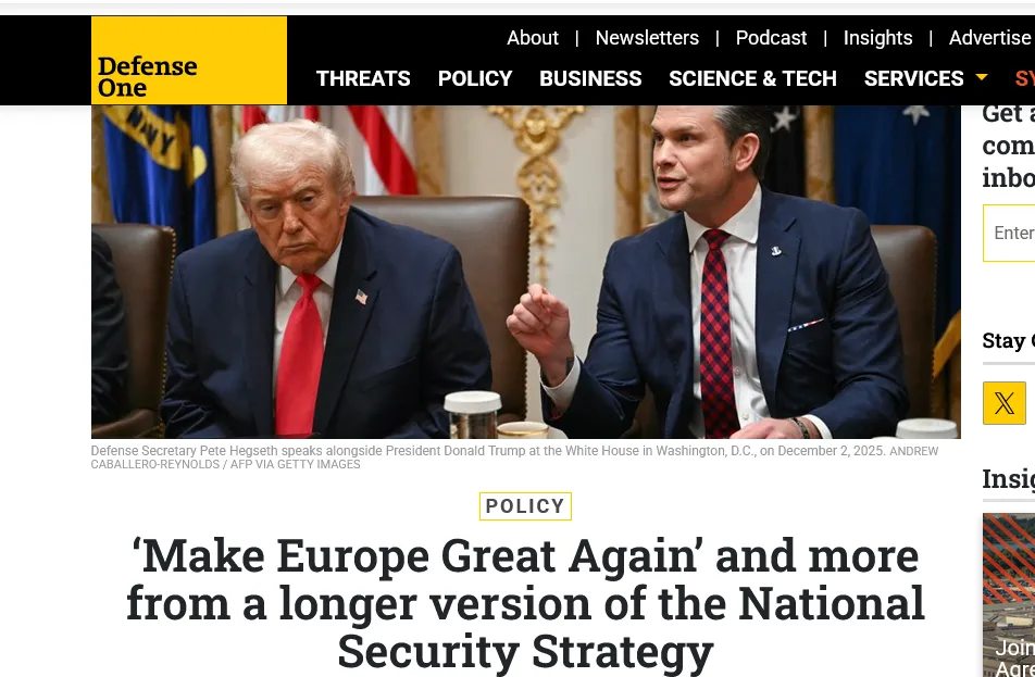 Чернетка стратегії нацбезпеки Трампа включала розвал ЄС і створення С5 замість G7