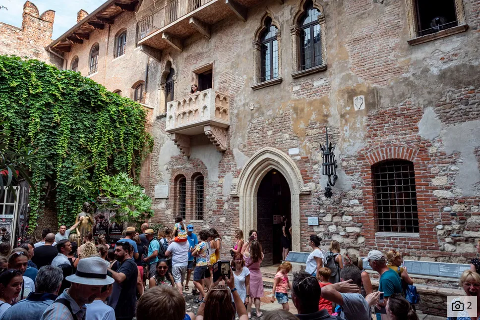 В Італії з туристів братимуть грожі за відвідини балкону Джульєтти