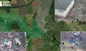 Дрони атакують окупований Донецьк, ймовірно є влучання у склад боєприпасів