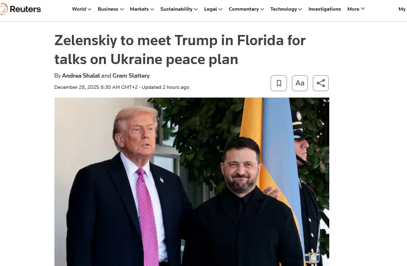 Зеленський переконуватиме Трампа пом'якшити вимоги до України – Reuters