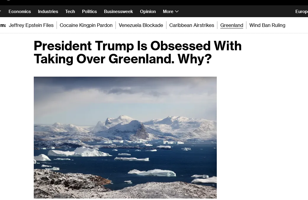 Трампу потрібна Гренландія як ключ до Арктики – Bloomberg