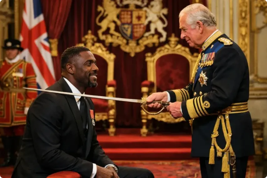 Британський актор Ідріс Ельба отримав лицарський титул від короля Чарльза III