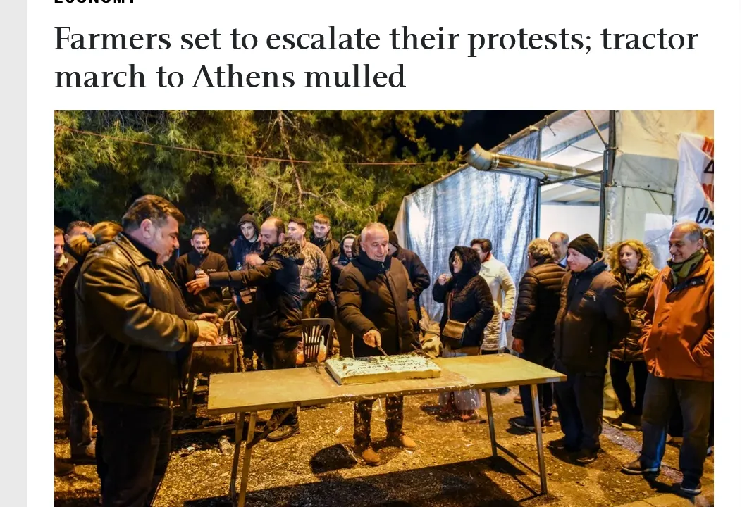 У Греції фермери готують тракторний марш на Афіни