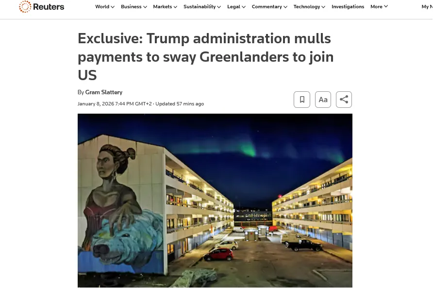 У Трампа хочуть заплатити кожному гренландцю по $100 тисяч за відокремлення від Данії