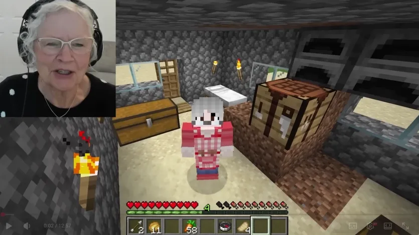 81-річна бабуся з Аризони грає в Minecraft заради порятунку онука