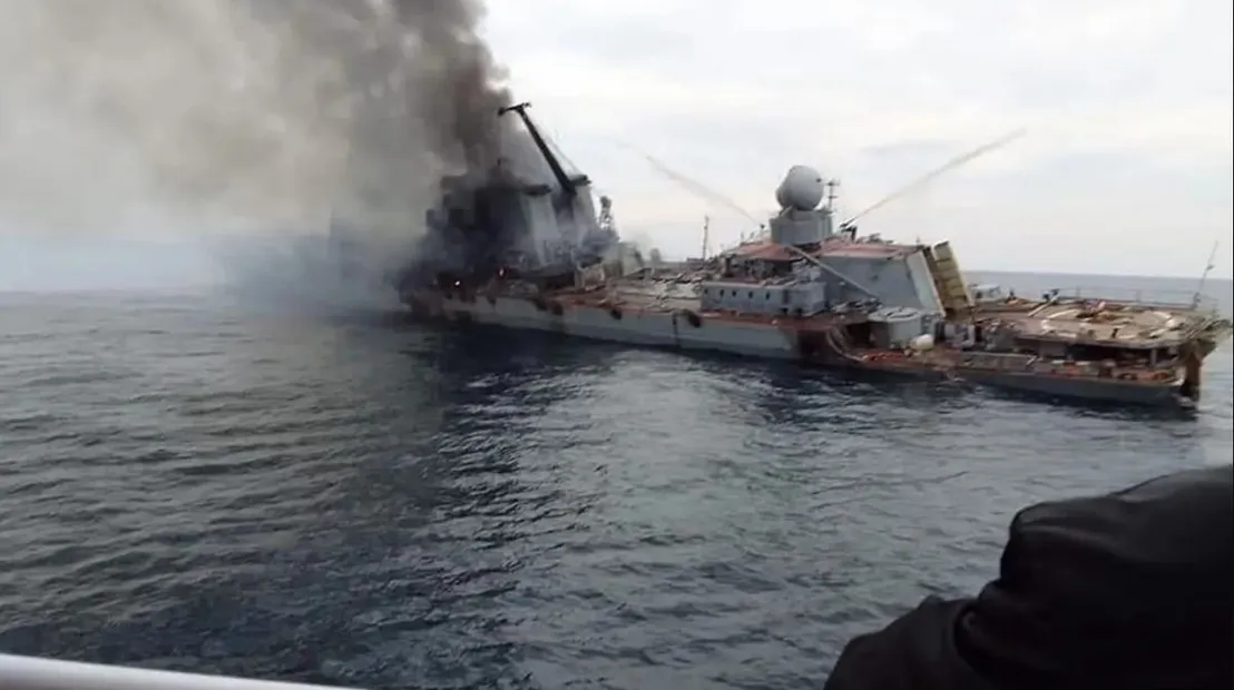 У росії вперше визнали, що крейсер «Москва» потопили українці