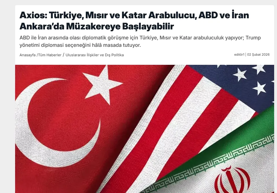 В Анкарі готуються переговори між представниками США та Ірану