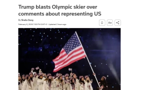 Трамп посварився з американським олімпійцем через слова, що тому соромно за США