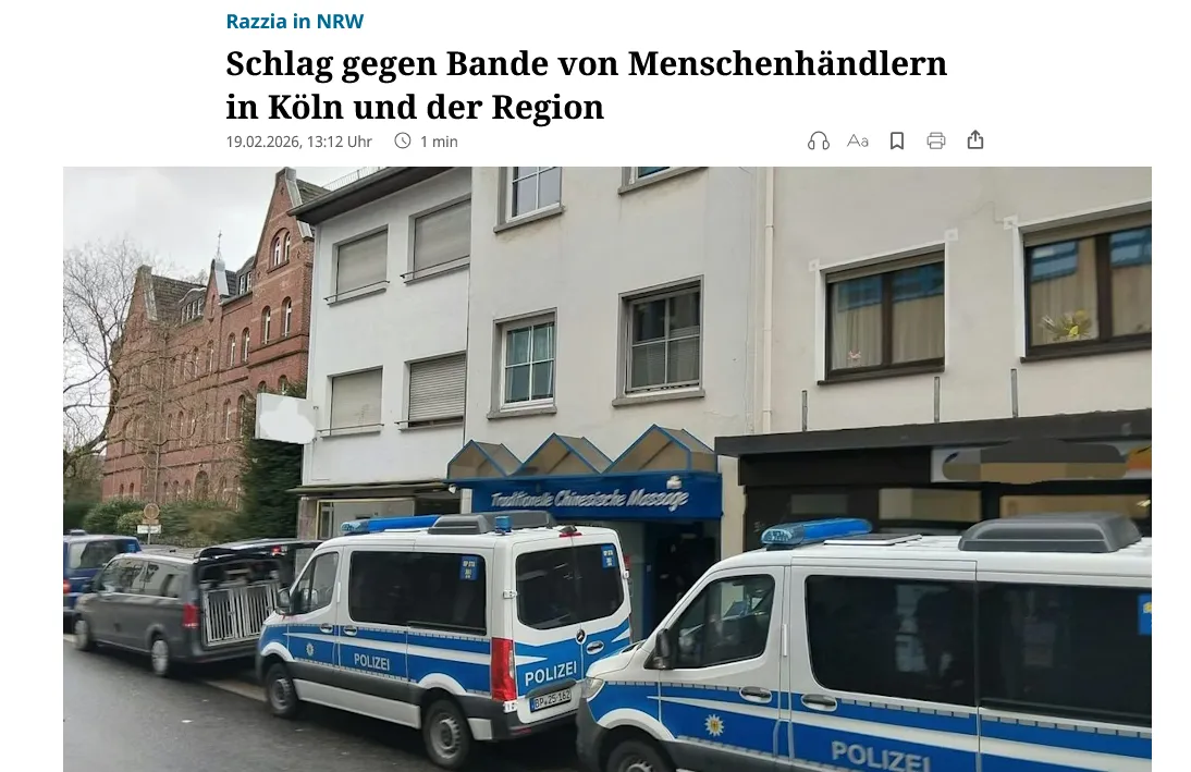 Поліція Німеччини викрила банду, яка нелегально ввозила китайських жінок