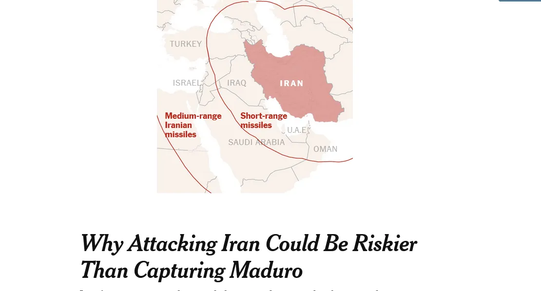 Аналітики NYT попередили про ризики для США повномасштабної війни з Іраном