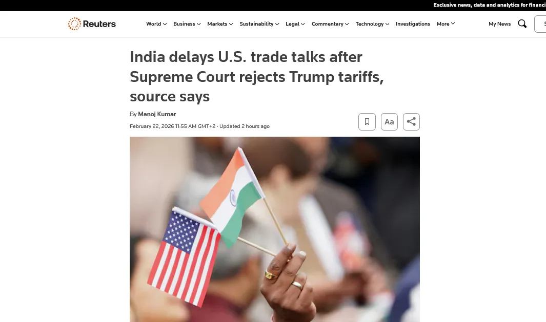 Індія відклала торговельні переговори зі США через хаос навколо тарифів Трампа