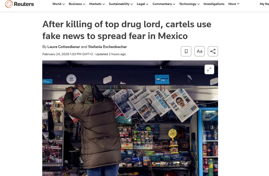 Мексиканський наркокартель використав ШІ-дипфейки для залякування населення