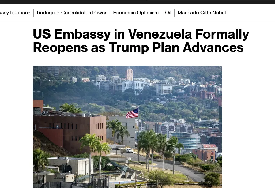 США официально возобновили работу посольства в Венесуэле после семилетнего перерыва