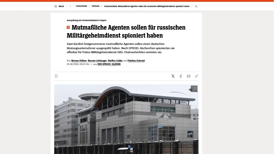 Спецслужби рф готували замах на німецького постачальника дронів для України