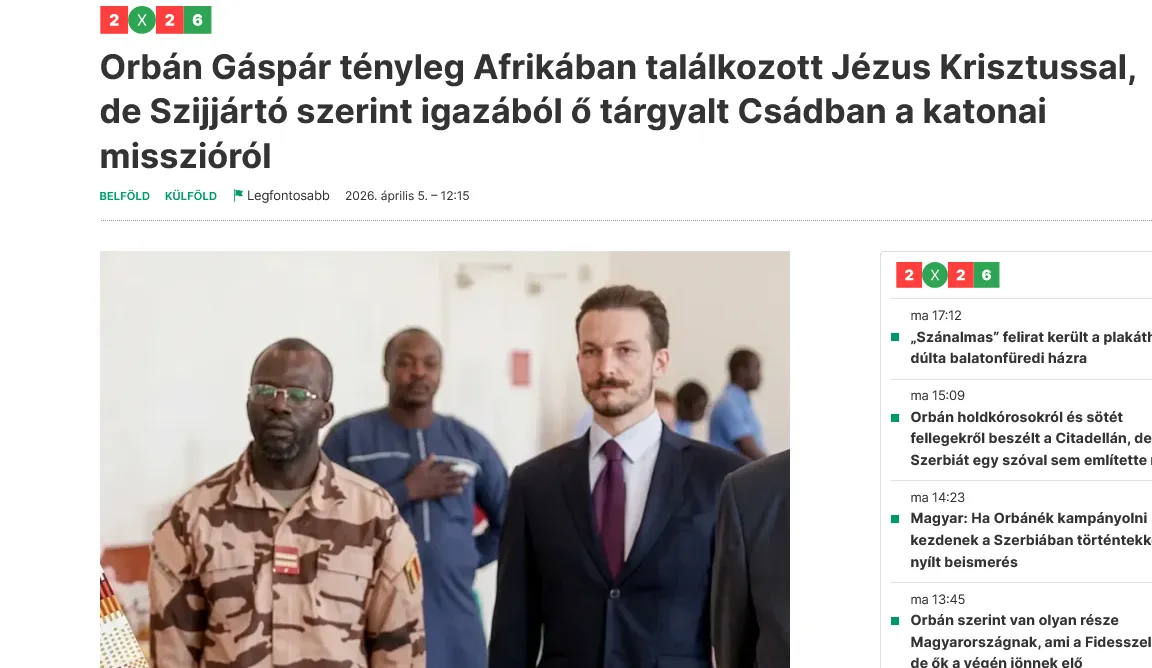 Міністр оборони Угорщини заперечив відправку військ у Чад