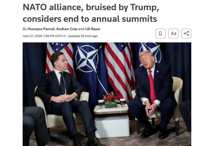 НАТО розглядає відмову від проведення щорічних самітів – Reuters