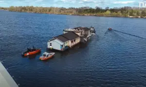 Оприлюднено фото затопленого столичного Гідропарка