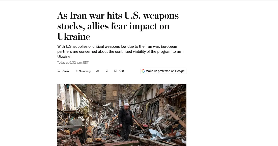 Некоторые страны Европы отказываются поставлять Украине ракеты Patriot – The Washington Post