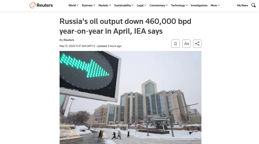 Oil production in Russia has fallen to 2020 pandemic levels – Reuters