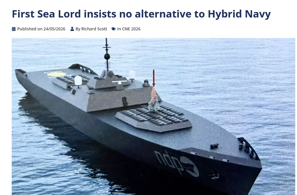 Britain is building a hybrid fleet based on Ukraine's experience – Naval News
