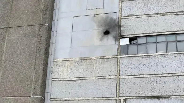 IAEA experts have documented damage to the turbine building at the Zaporizhzhya Nuclear Power Plant