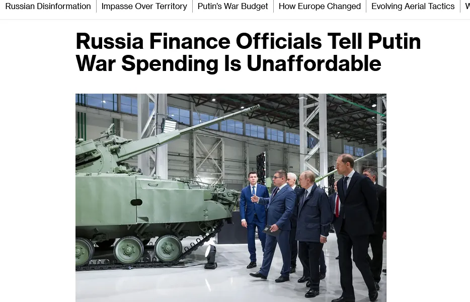 Russian financial experts warned Putin that the war would lead to economic collapse — Bloomberg