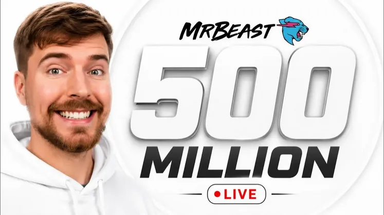 MrBeast став першим блогером в історії YouTube із 500 млн підписників