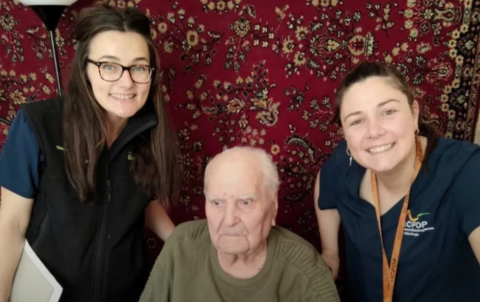 A 106-year-old Ukrainian man has become the oldest person in Ireland