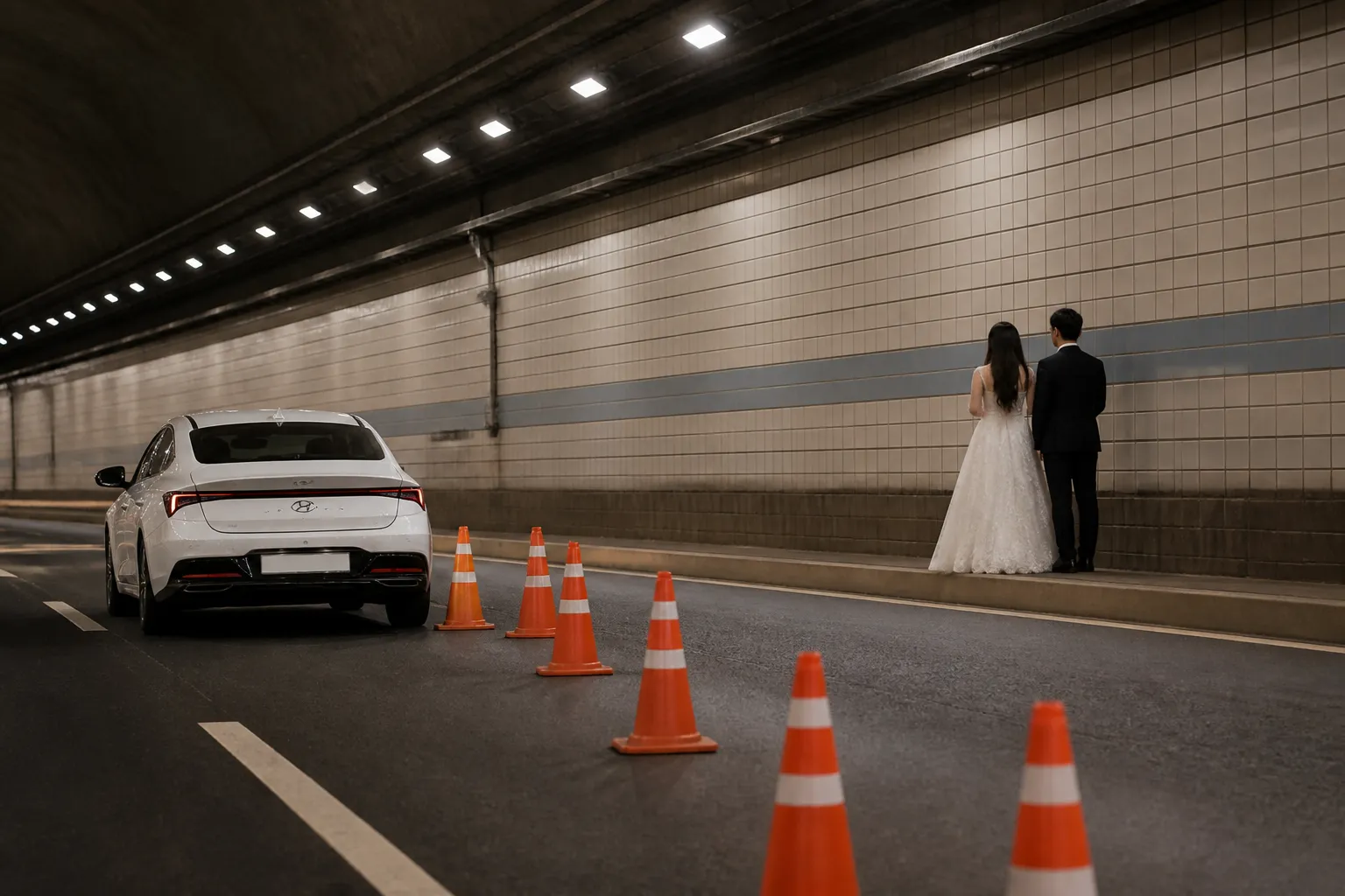 Parę w Seulu skrytykowano za sesję zdjęciową w tunelu Namsan nr 3