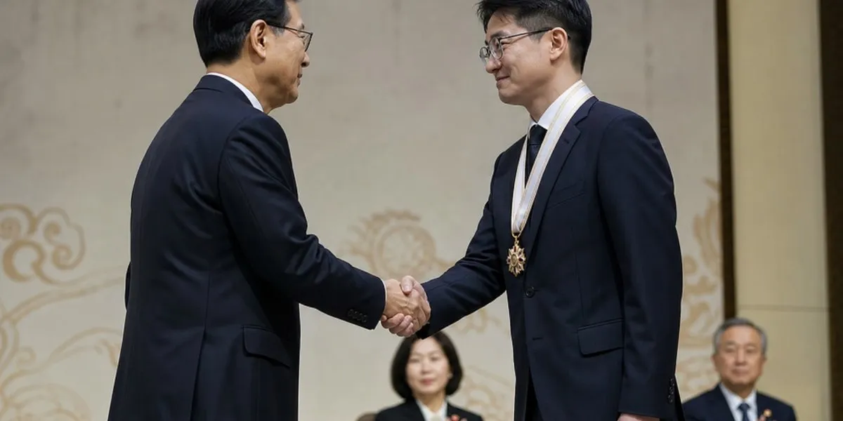 首尔网络大学理事长获颁二级友谊勋章