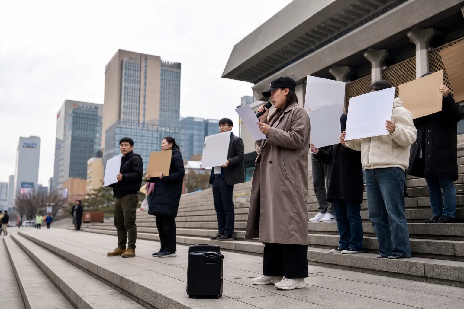 首尔抗议者呼吁不要向霍尔木兹海峡派遣军队