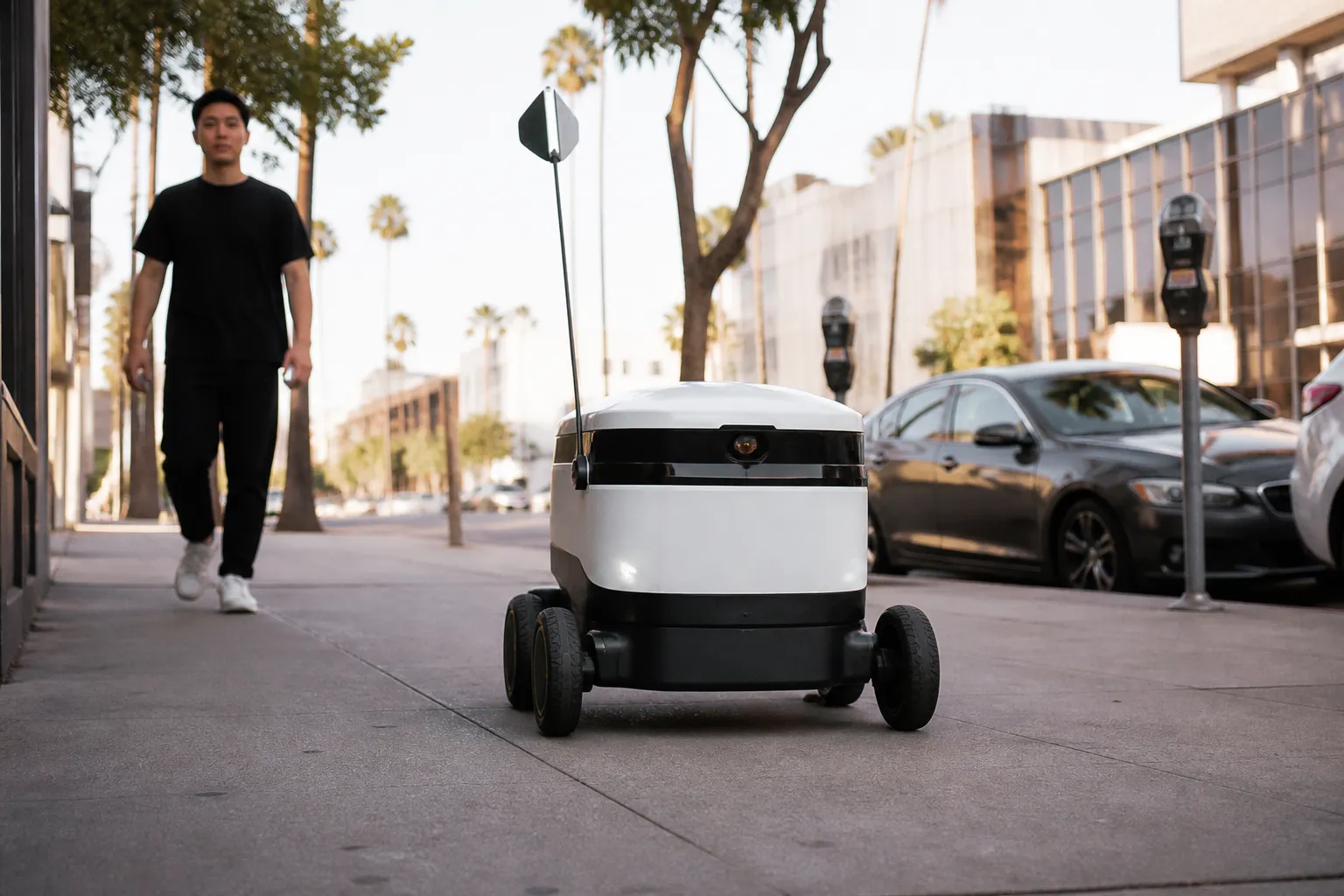 Serve Robotics będzie dostarczać zamówienia Grubhub za pomocą robotów