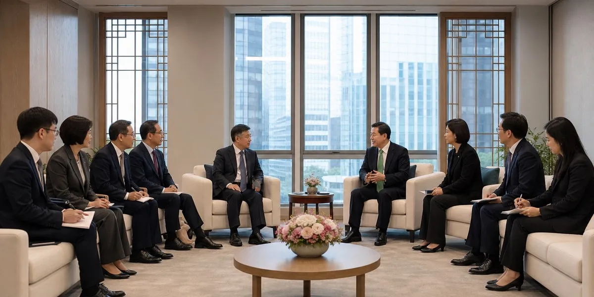 上海副市长访问首尔商讨合作事宜 — 《韩国先驱报》