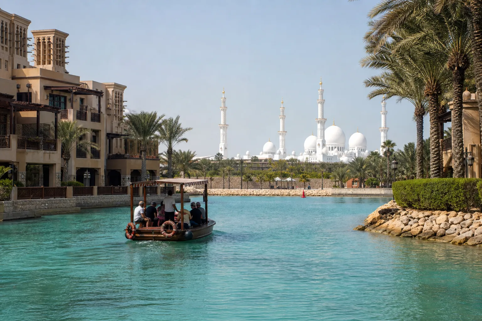 Shangri-La Qaryat Al Beri in Abu Dhabi: canal, rooms and prices