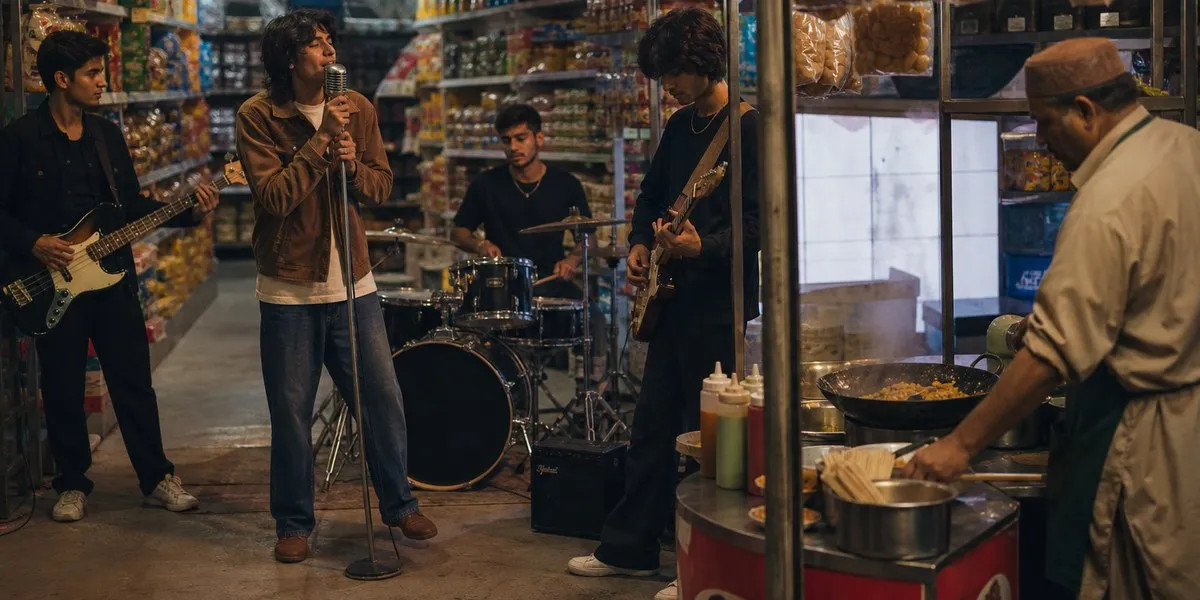 Сіндхі-поппісня tuu Білала Халіда та Ittehad Band — Dawn