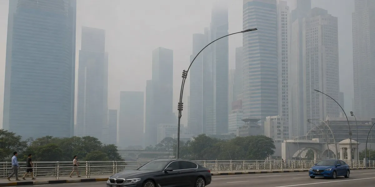 Niezdrową jakość powietrza odnotowano we wszystkich regionach Singapuru