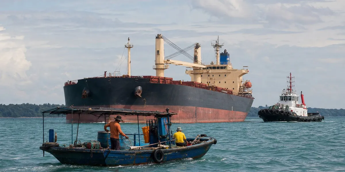 Collision between bulk carrier and Chinese vessel investigated in Singapore Strait — Channel NewsAsia