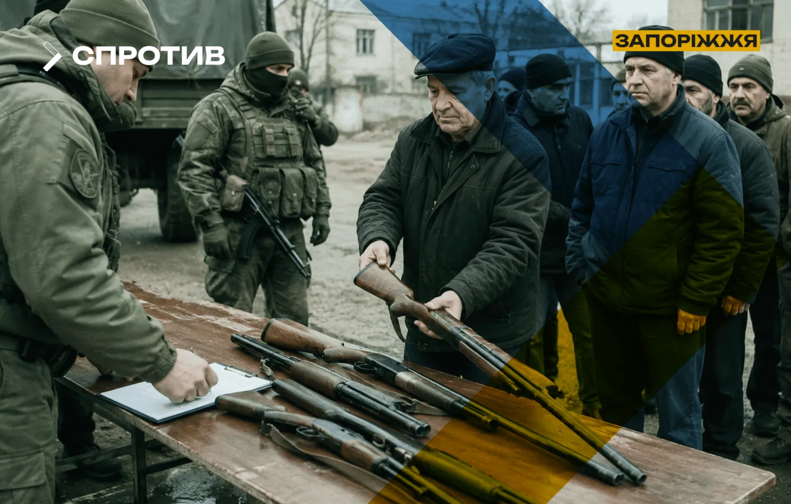 In the temporarily occupied territories of Zaporizhzhia, the occupiers are confiscating hunting weapons from local residents — CNS