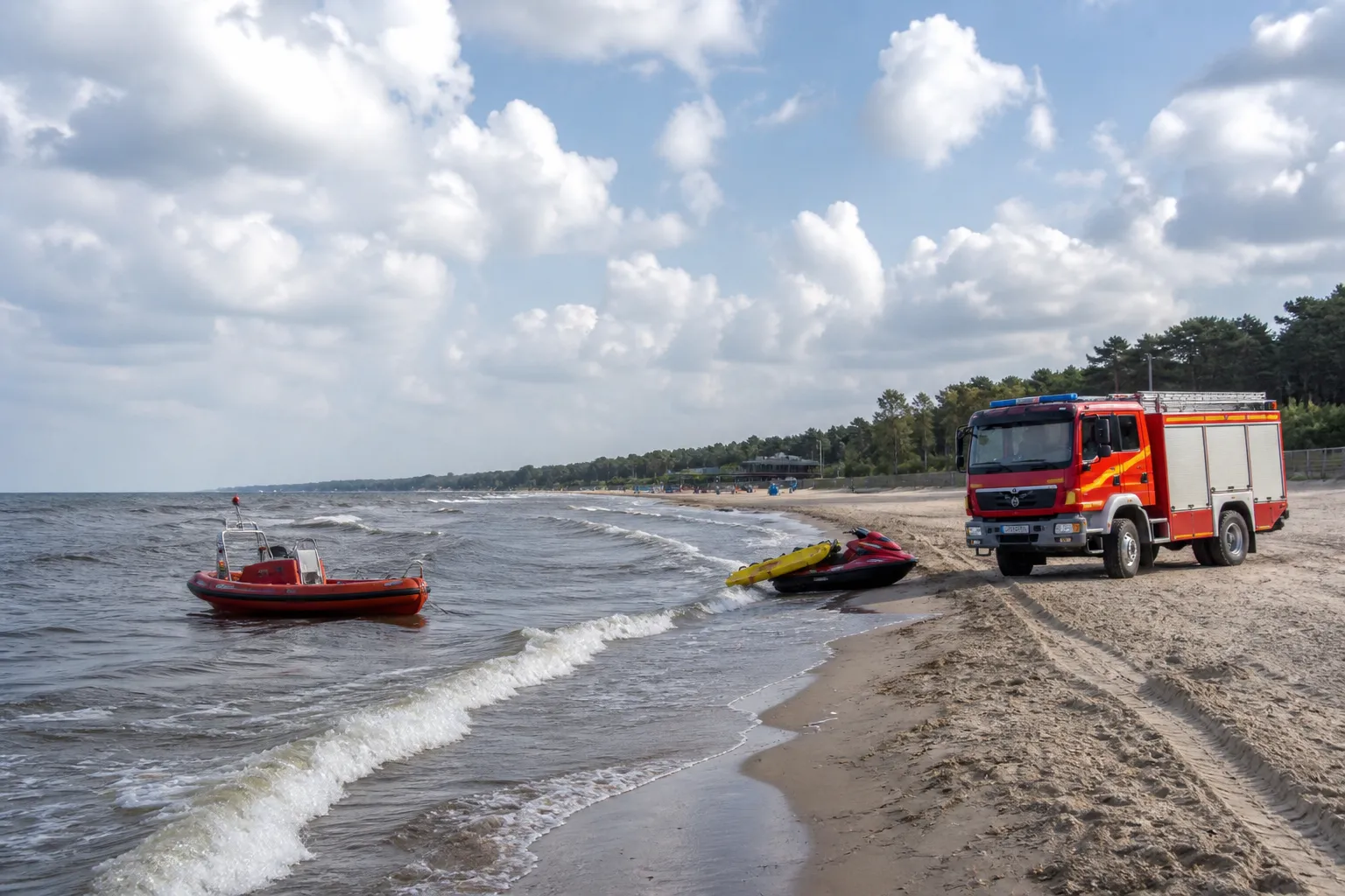 Біля Юрмали повідомили про падіння невеликого літального апарата в Ризьку затоку